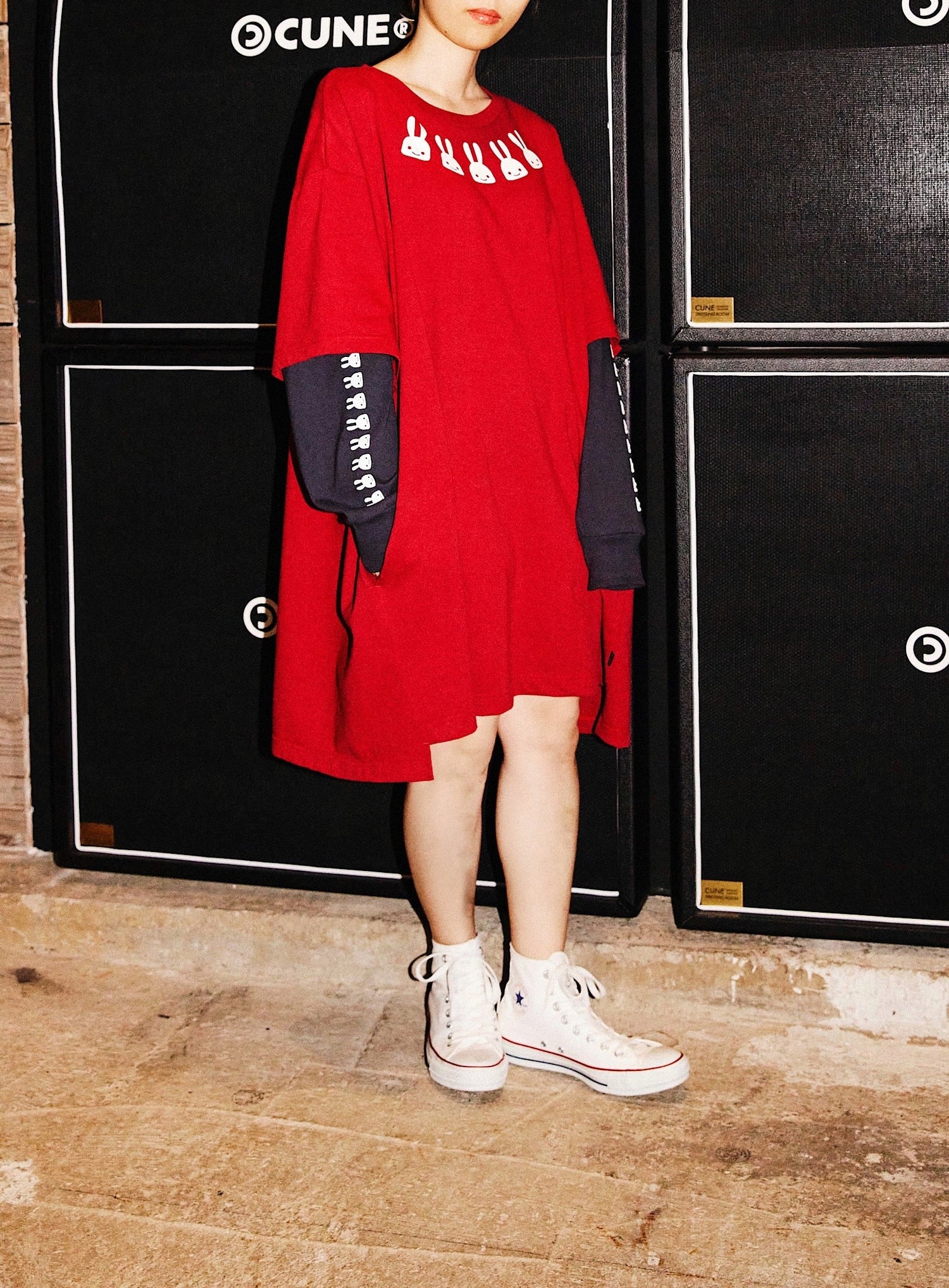 レイヤードビッグT