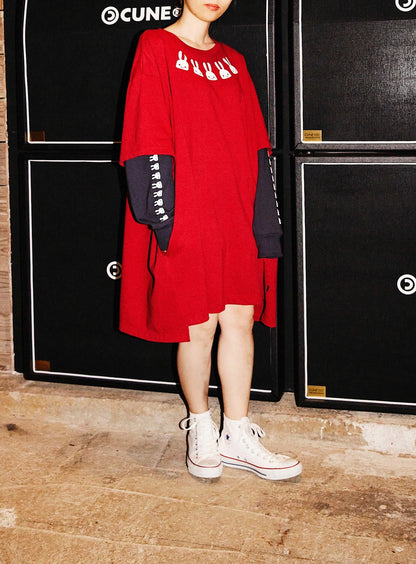 レイヤードビッグT