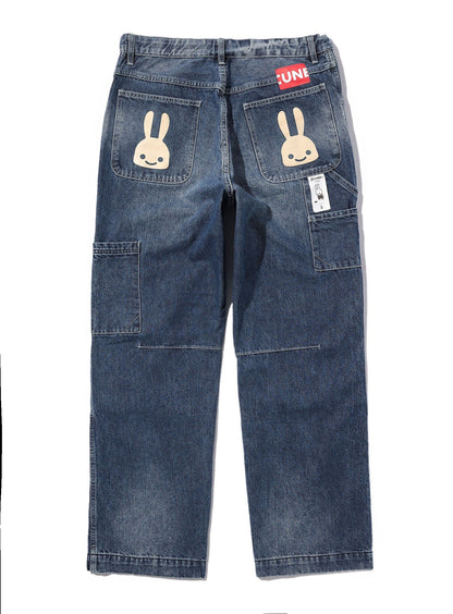 CUNE WORK ペインターパンツ デニム 加工