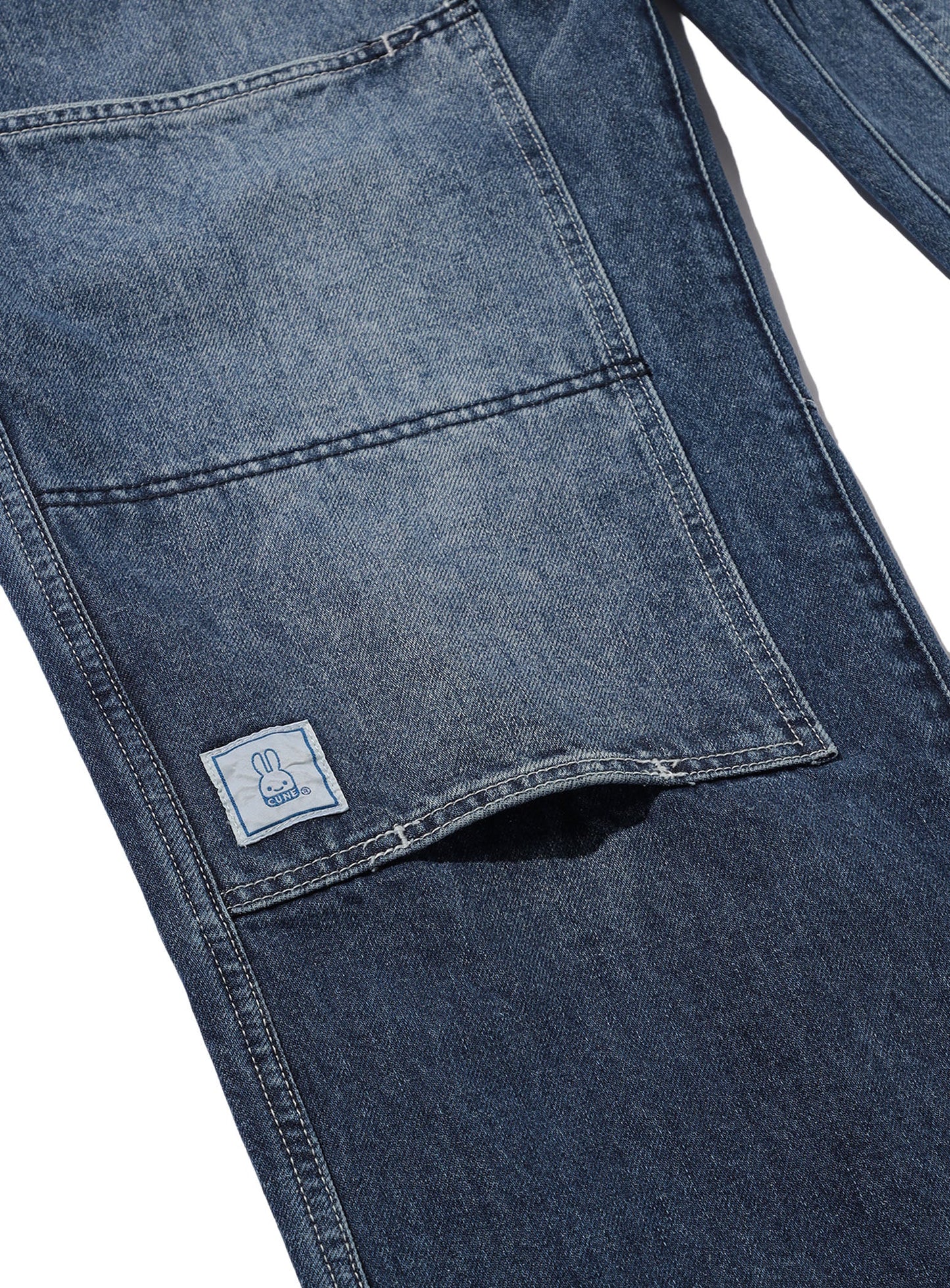 CUNE WORK ペインターパンツ デニム 加工