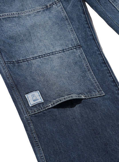 CUNE WORK ペインターパンツ デニム 加工