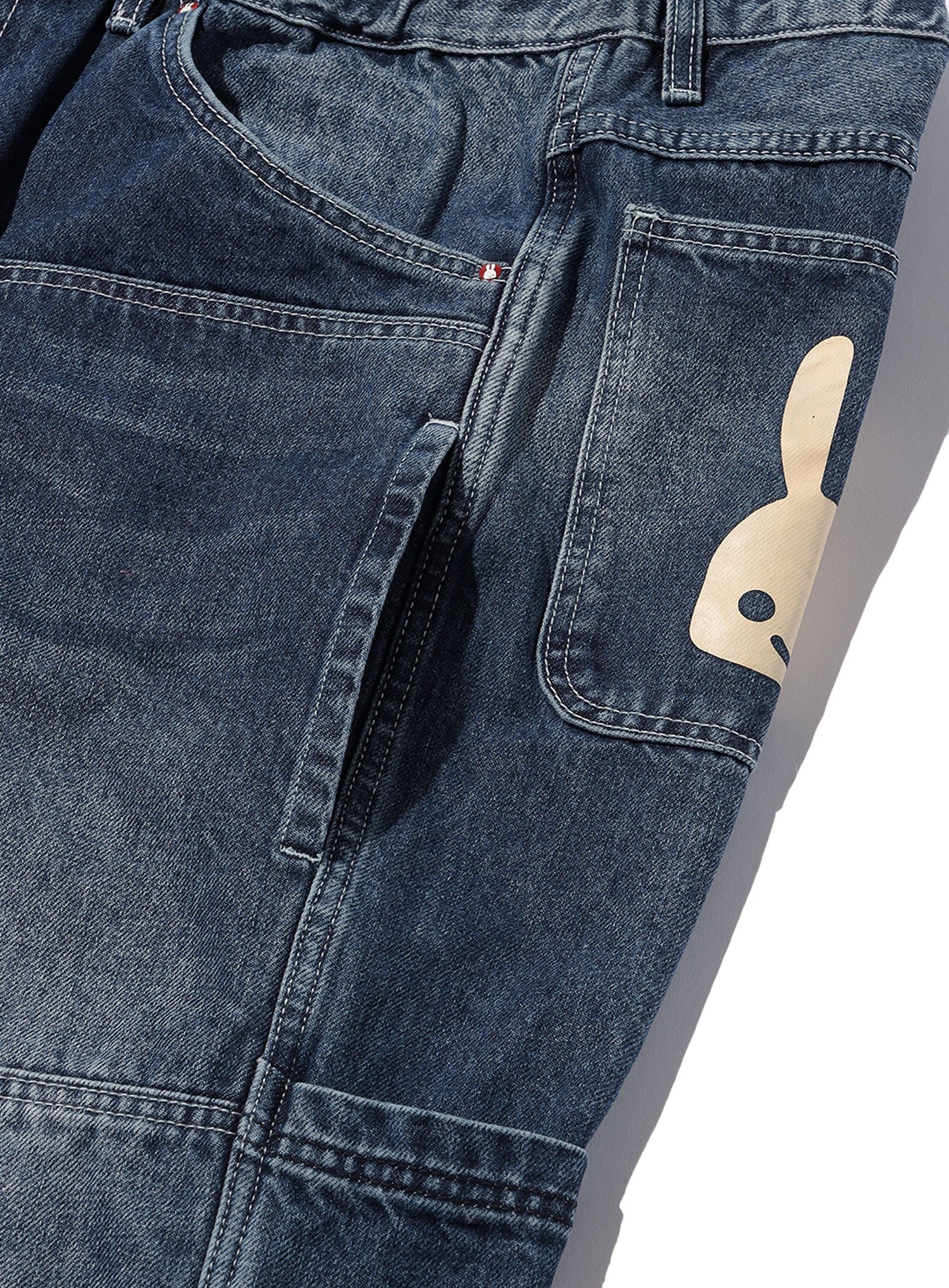 CUNE WORK ペインターパンツ デニム 加工