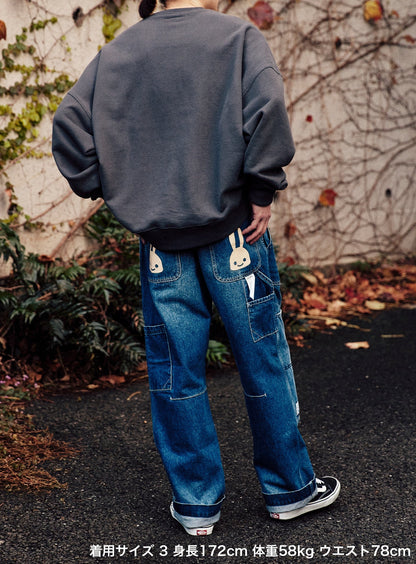 CUNE WORK ペインターパンツ デニム 加工