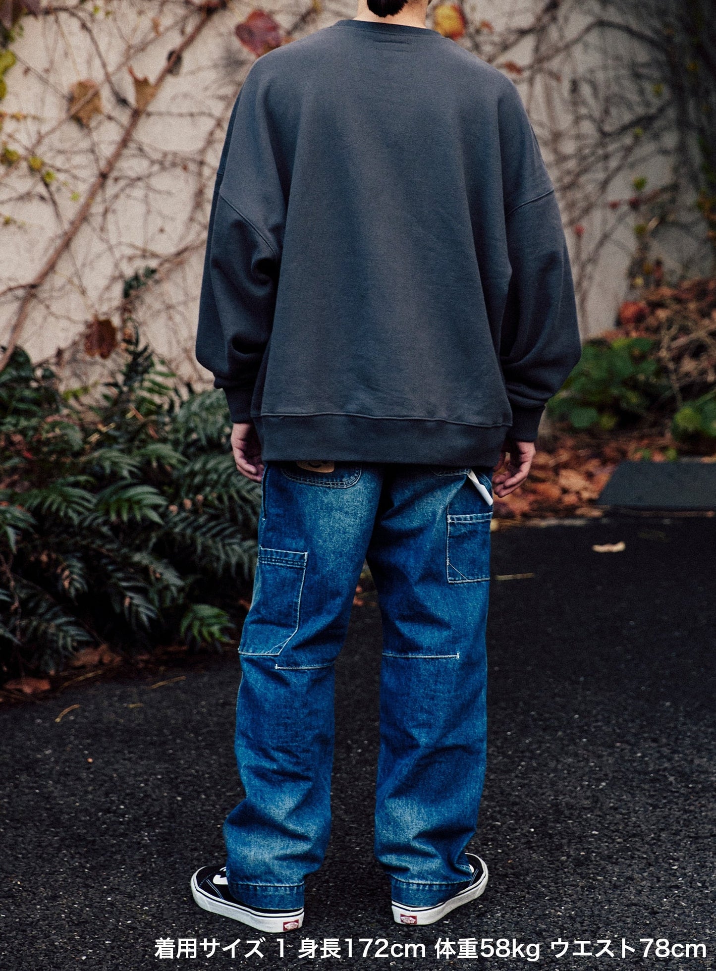 CUNE WORK ペインターパンツ デニム 加工