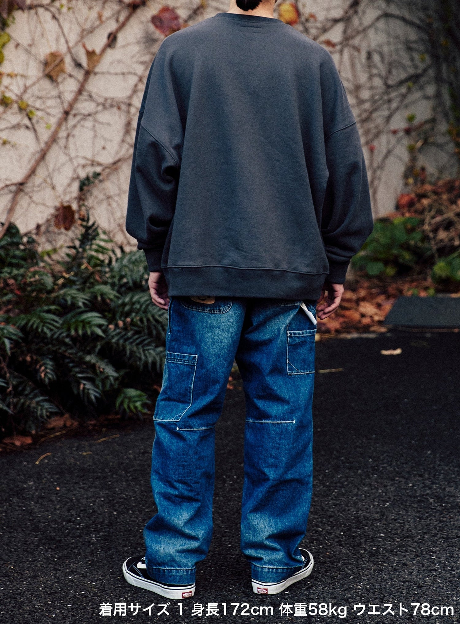 CUNE WORK ペインターパンツ デニム 加工