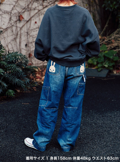 CUNE WORK ペインターパンツ デニム 加工