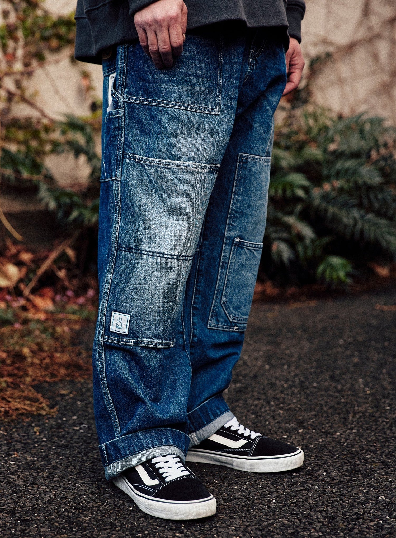 CUNE WORK ペインターパンツ デニム 加工