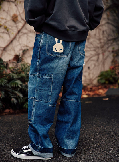 CUNE WORK ペインターパンツ デニム 加工