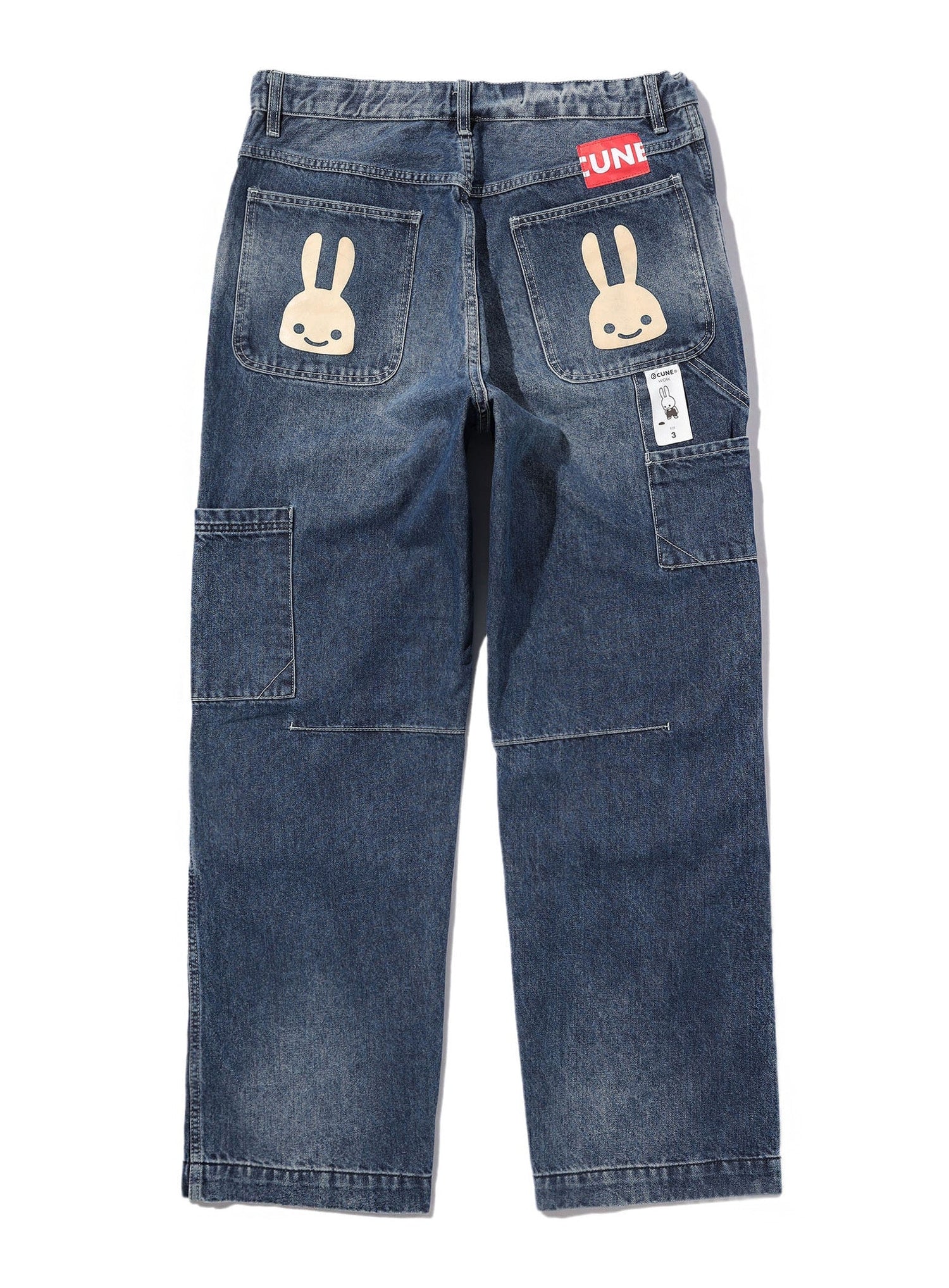 CUNE WORK ペインターパンツ デニム 加工