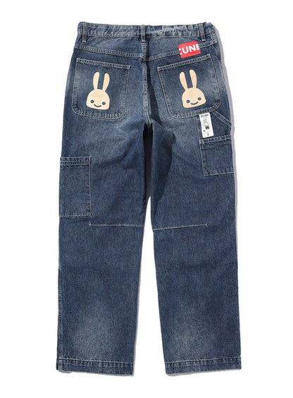 CUNE WORK ペインターパンツ デニム 加工