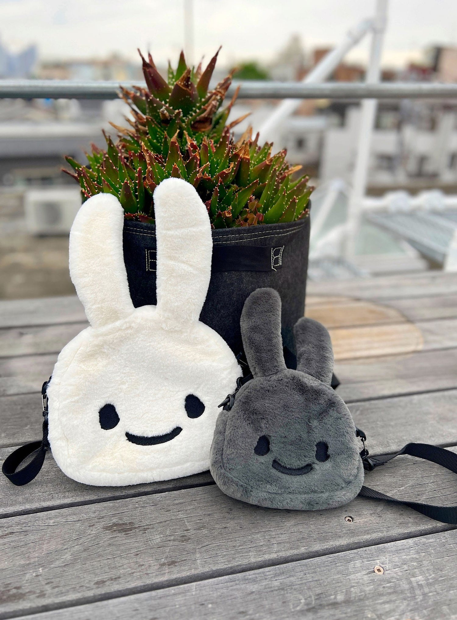 もこもこウサギショルダーバッグ 大