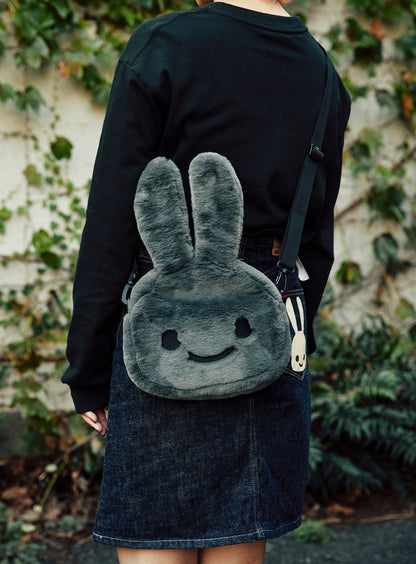 もこもこウサギショルダーバッグ 大