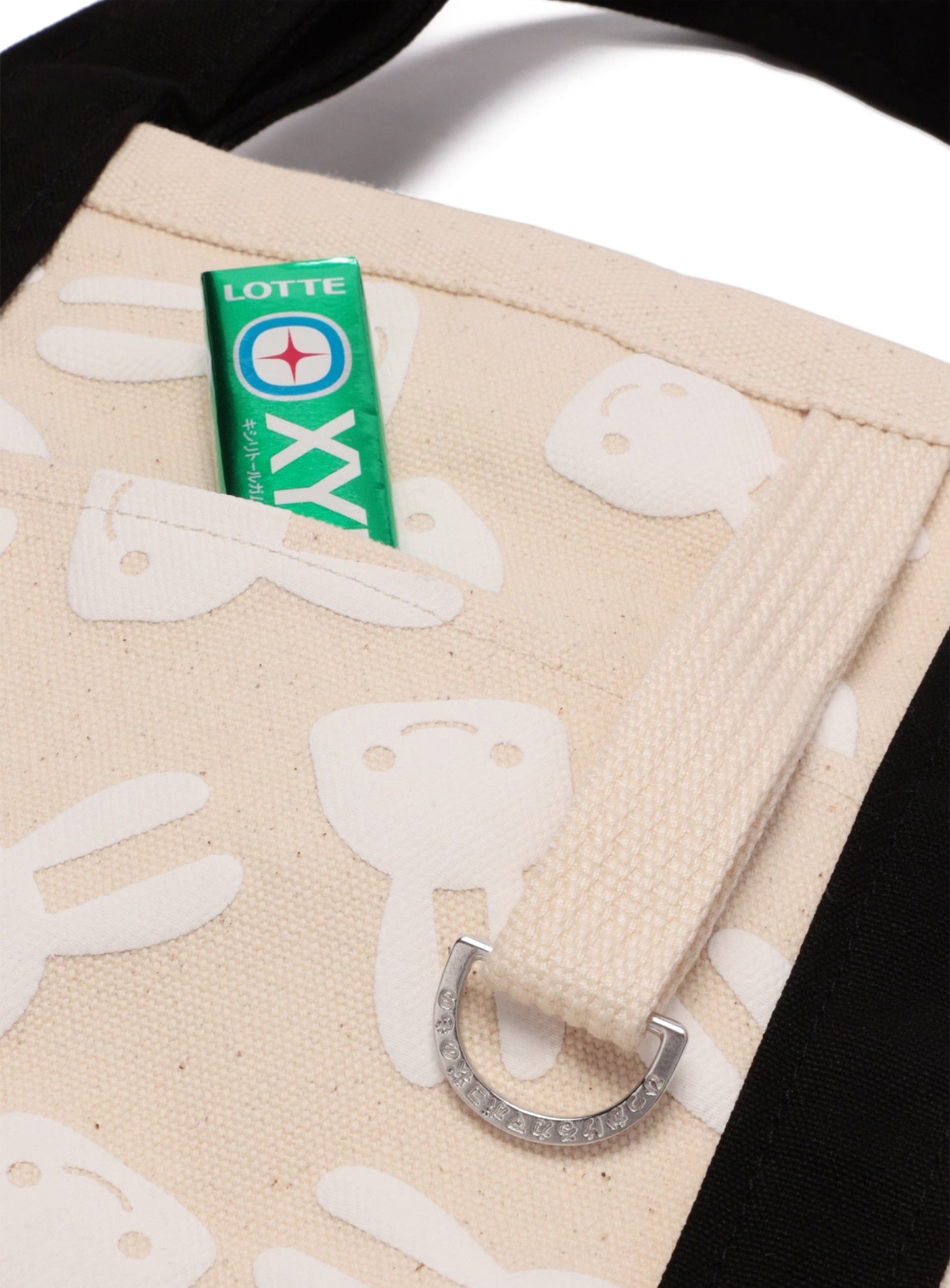 発泡プリントショルダートートバッグ S