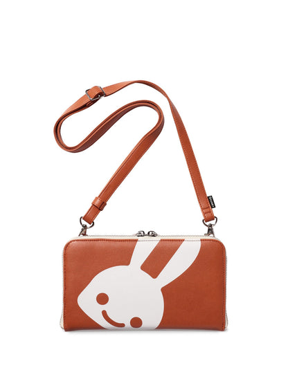 合皮のウォレットバッグ