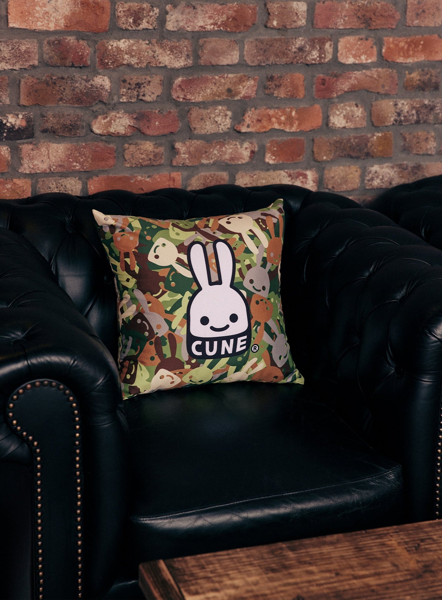クッションカバー ウサギ迷彩