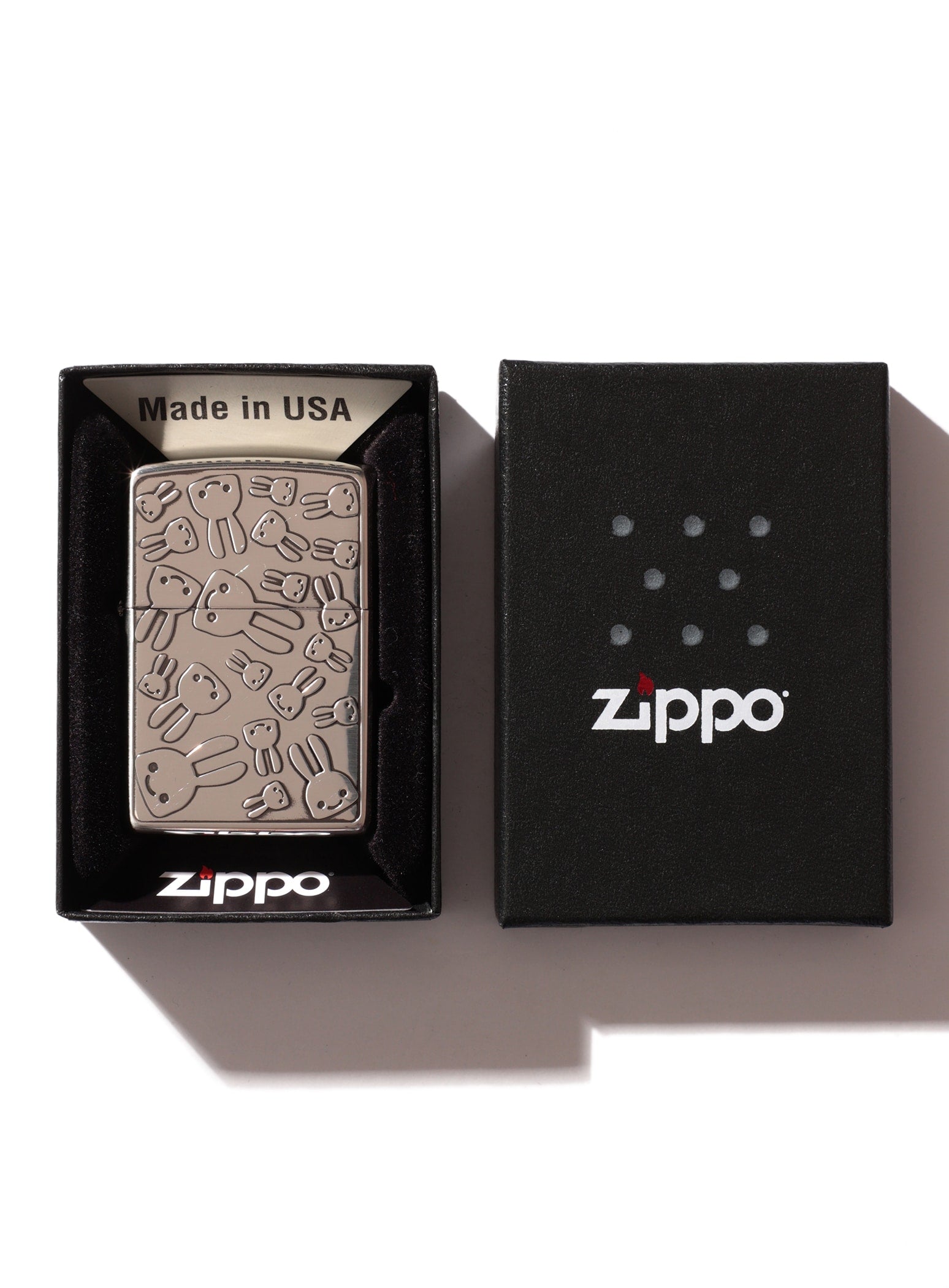 CUNE ZIPPO ウサギ 額縁柄 Zippoライター ウサギたくさん – CUNE