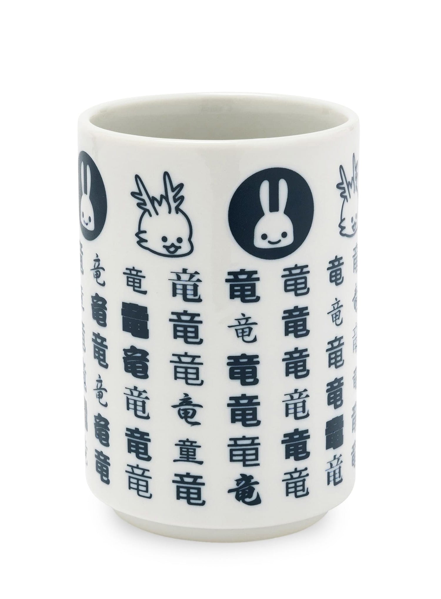 りゅうちゃんとうさぎの大きい湯のみ
