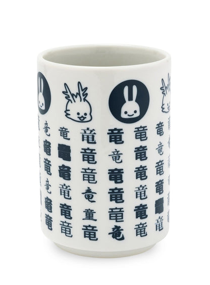 りゅうちゃんとうさぎの大きい湯のみ
