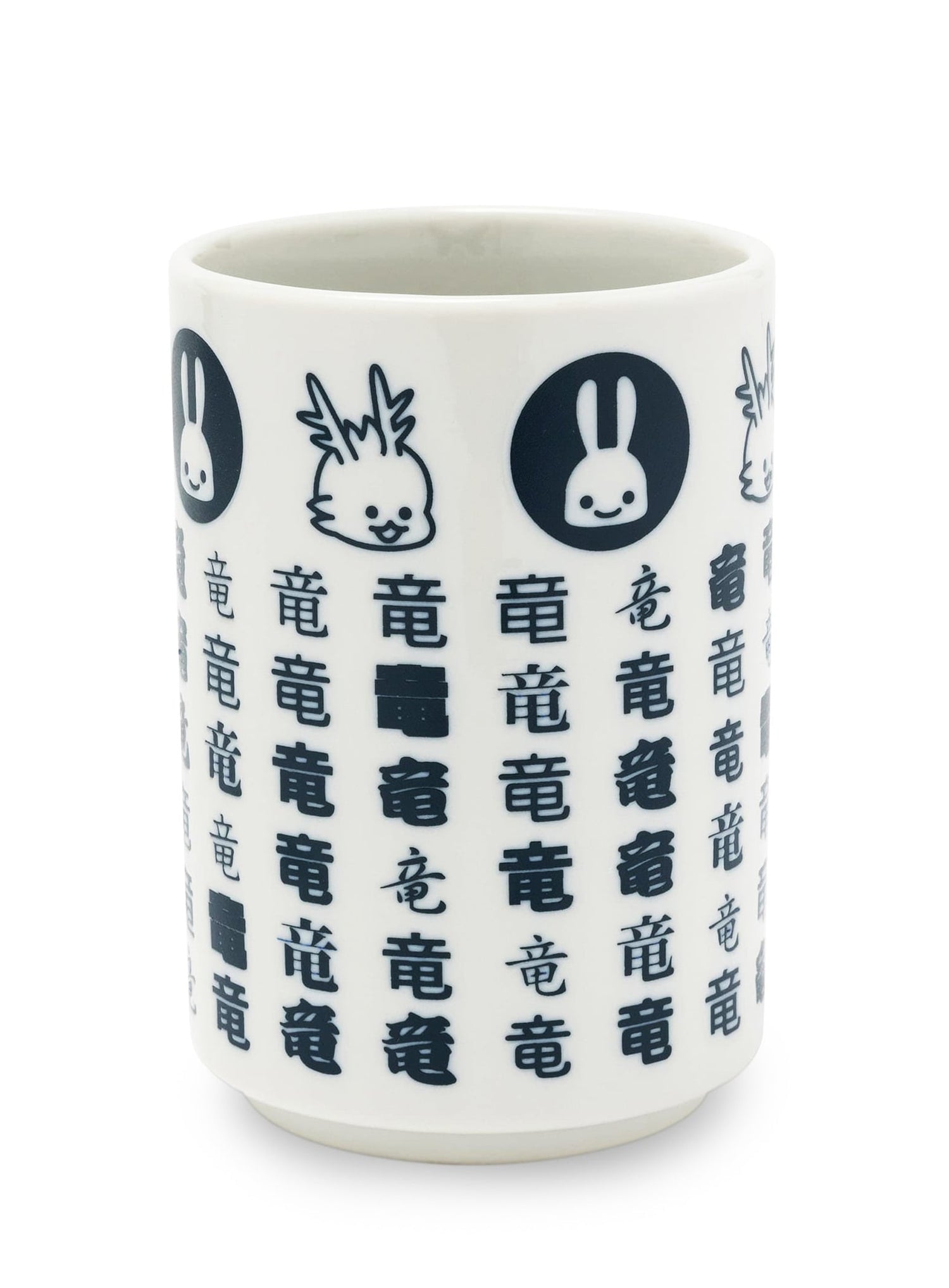 りゅうちゃんとうさぎの大きい湯のみ