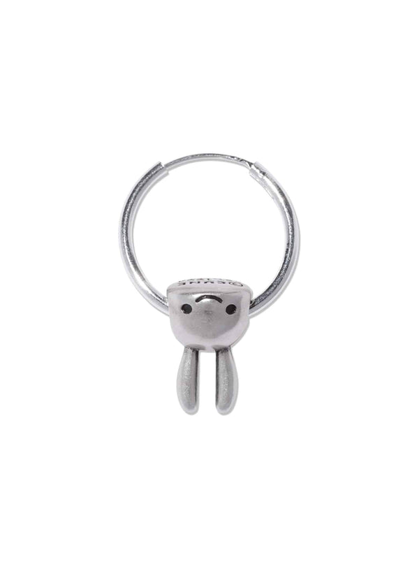 立体逆さウサギフープピアス 1P