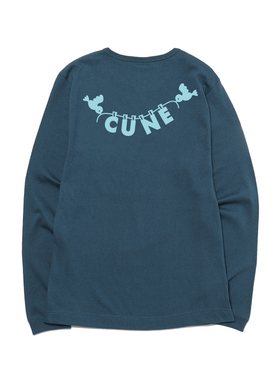 CUNE LS Tee クリームソーダ