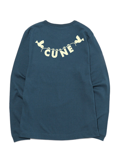 CUNE LS Tee 鳥とうさぎ