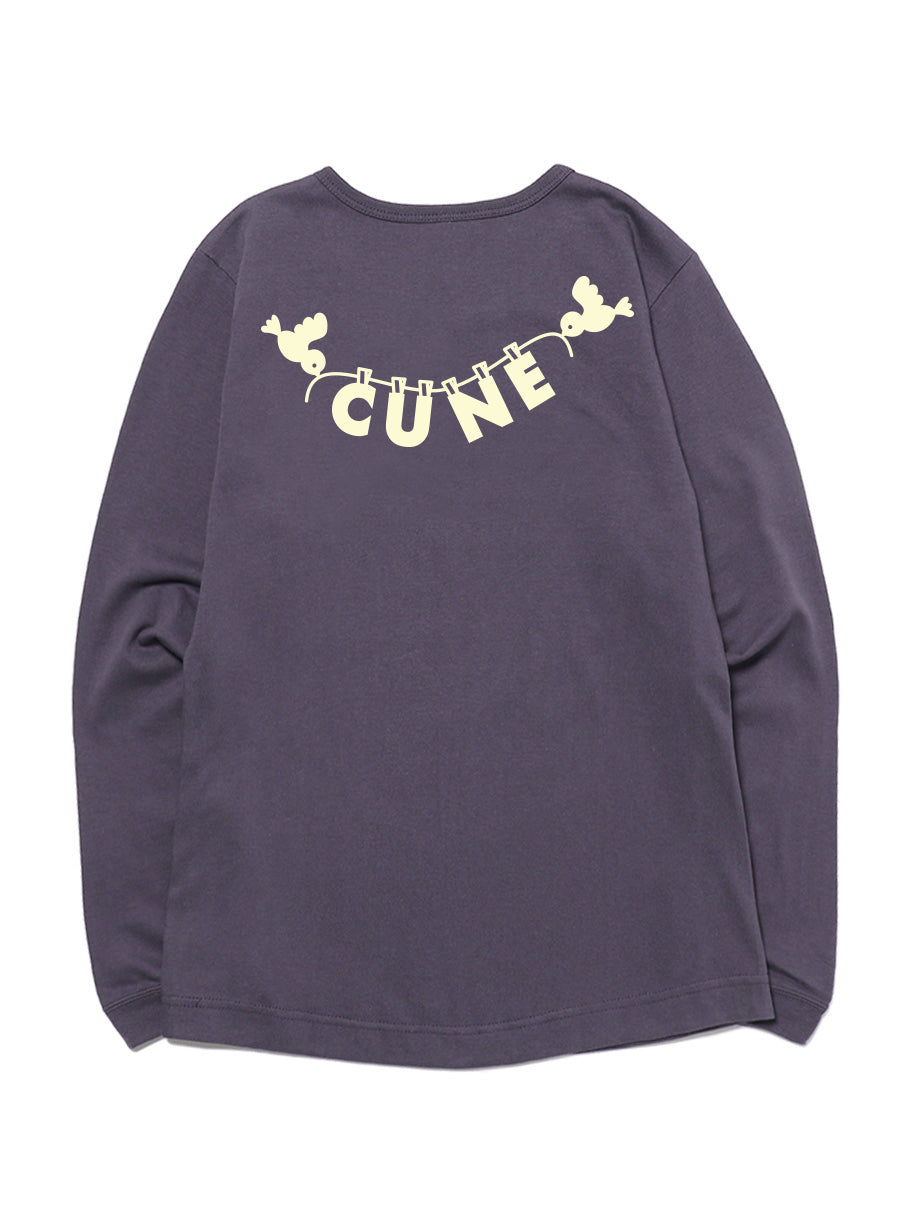 CUNE LS Tee 鳥とうさぎ