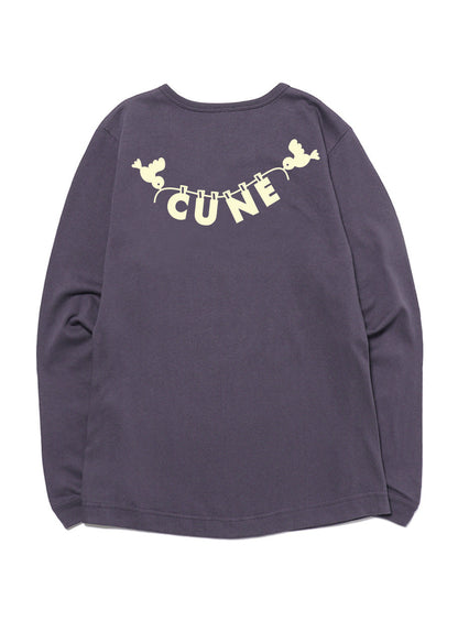 CUNE LS Tee 鳥とうさぎ