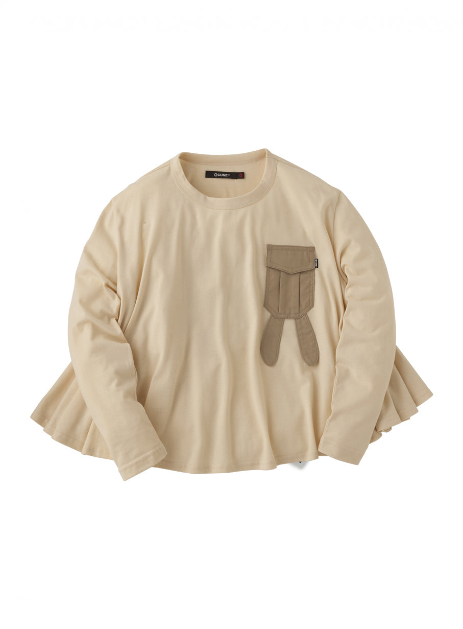 サーキュラーカットソー