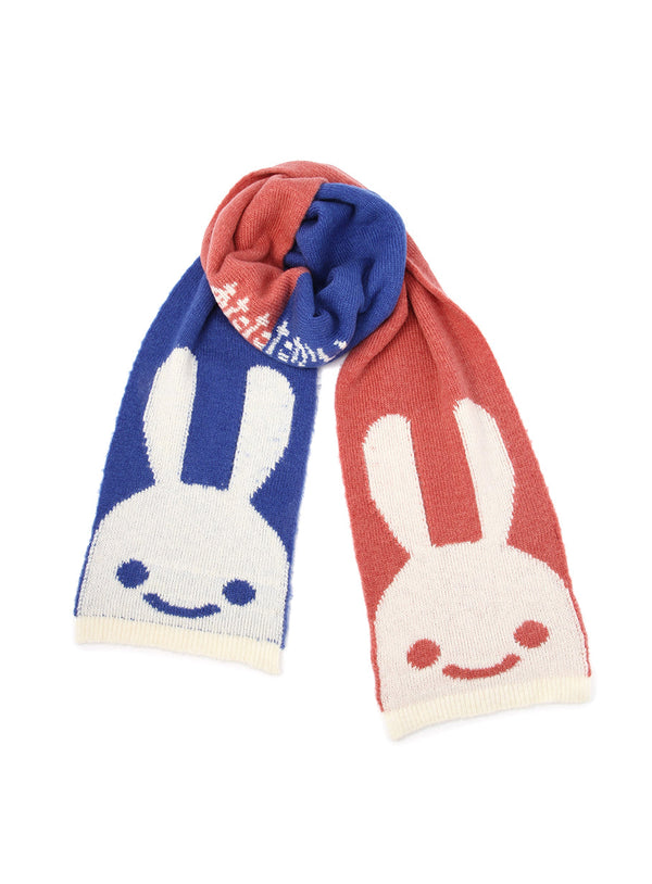 ウサギニットマフラー