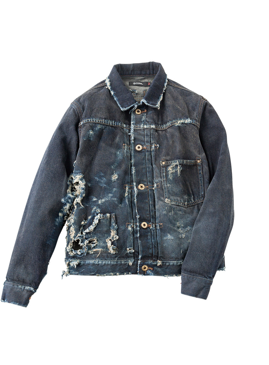 デニムジャケット -アスファルト 3000m