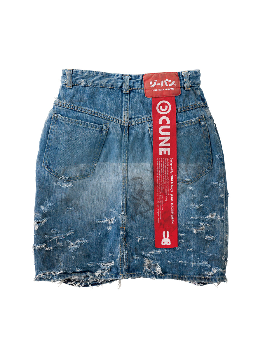 デニムミニスカート -アスファルト 90m