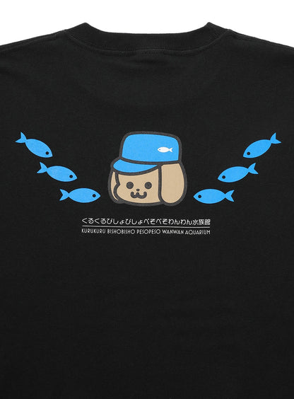 水族館のおみやげTシャツ チョウチョウウオ