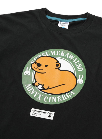 水族館のおみやげTシャツ コツメカワウソ