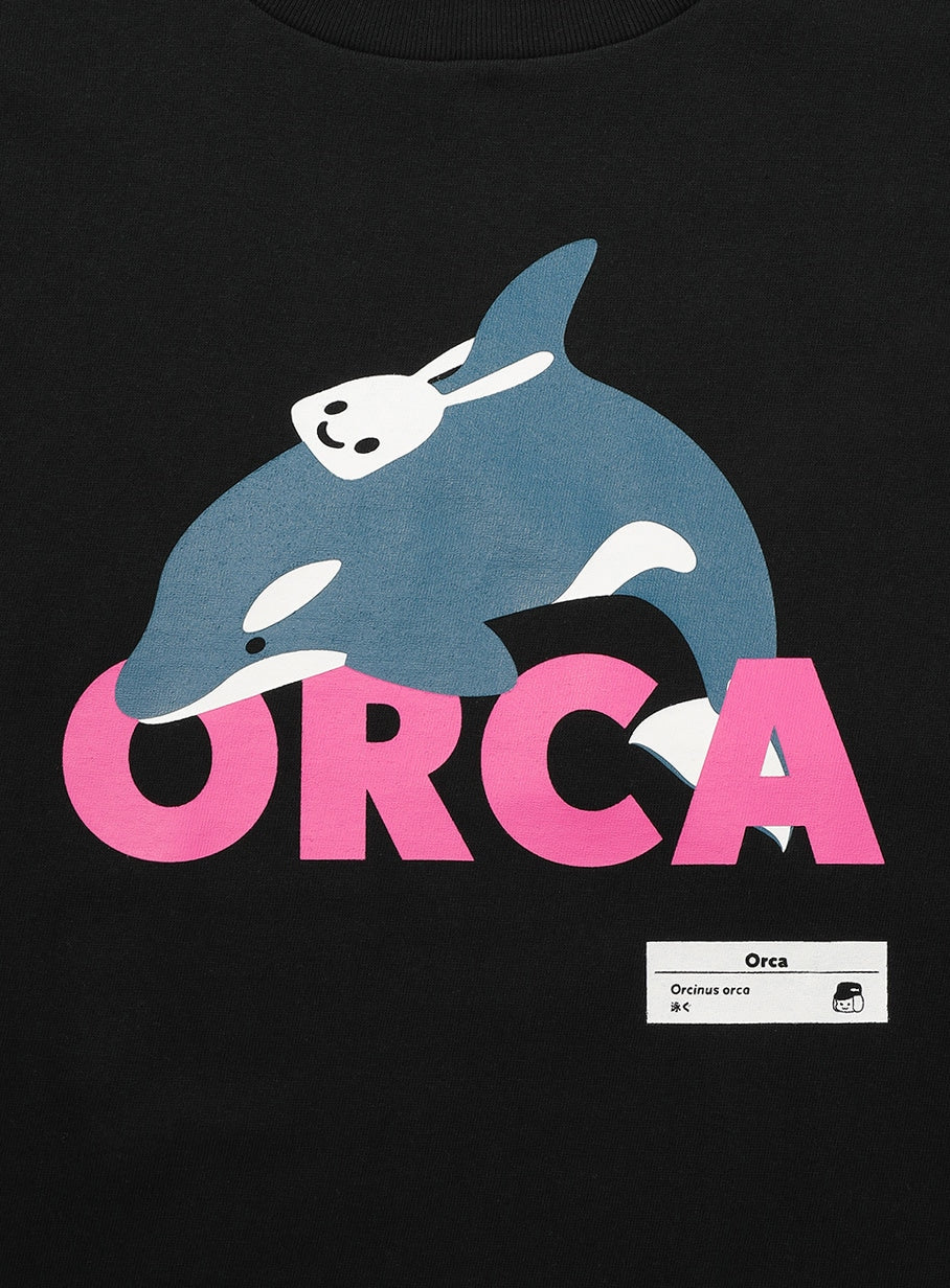 水族館のおみやげTシャツ シャチ