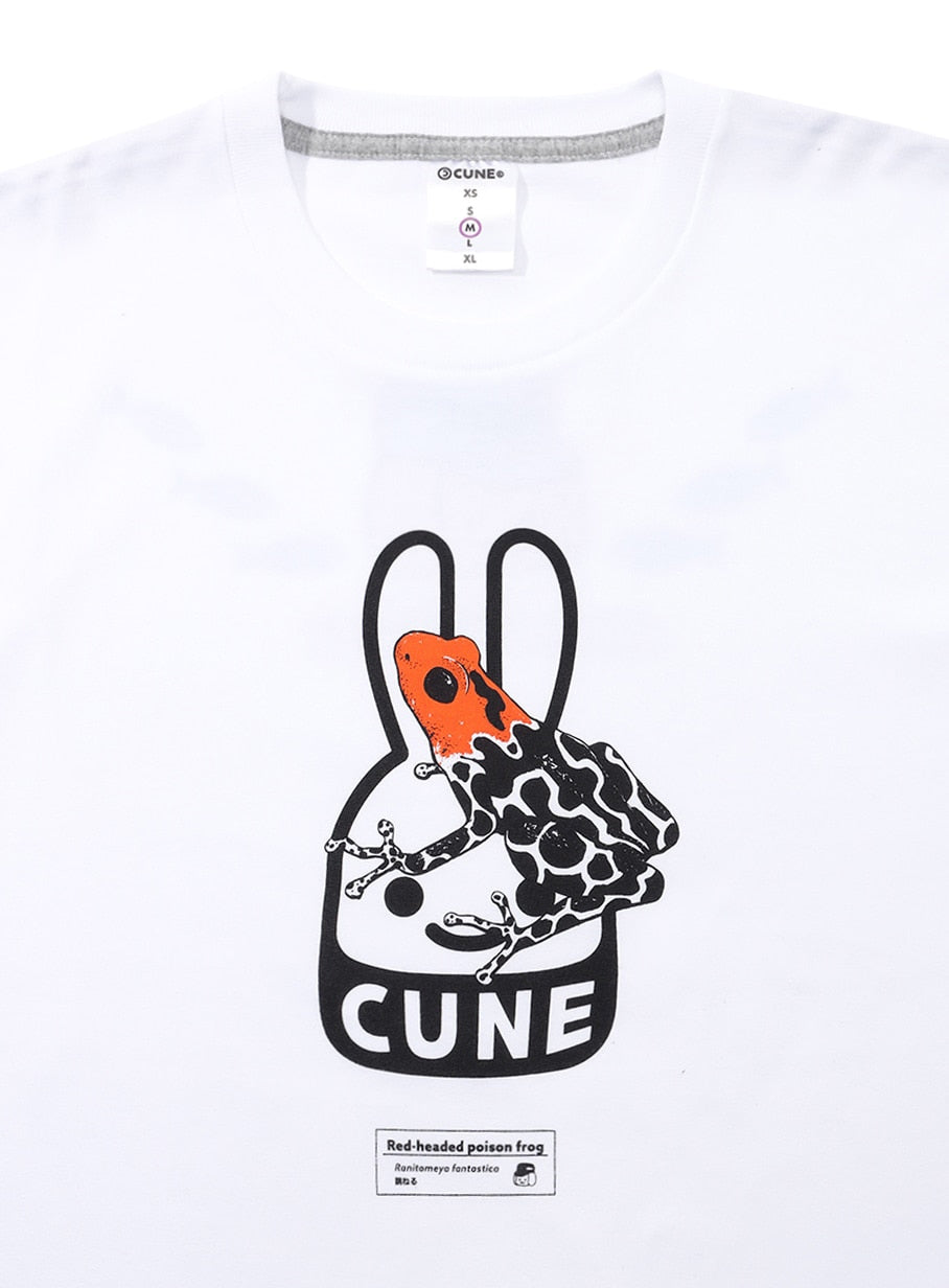 水族館のおみやげTシャツ ズアカヤドクガエル