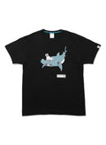 水族館のおみやげTシャツ アカシュモクザメ