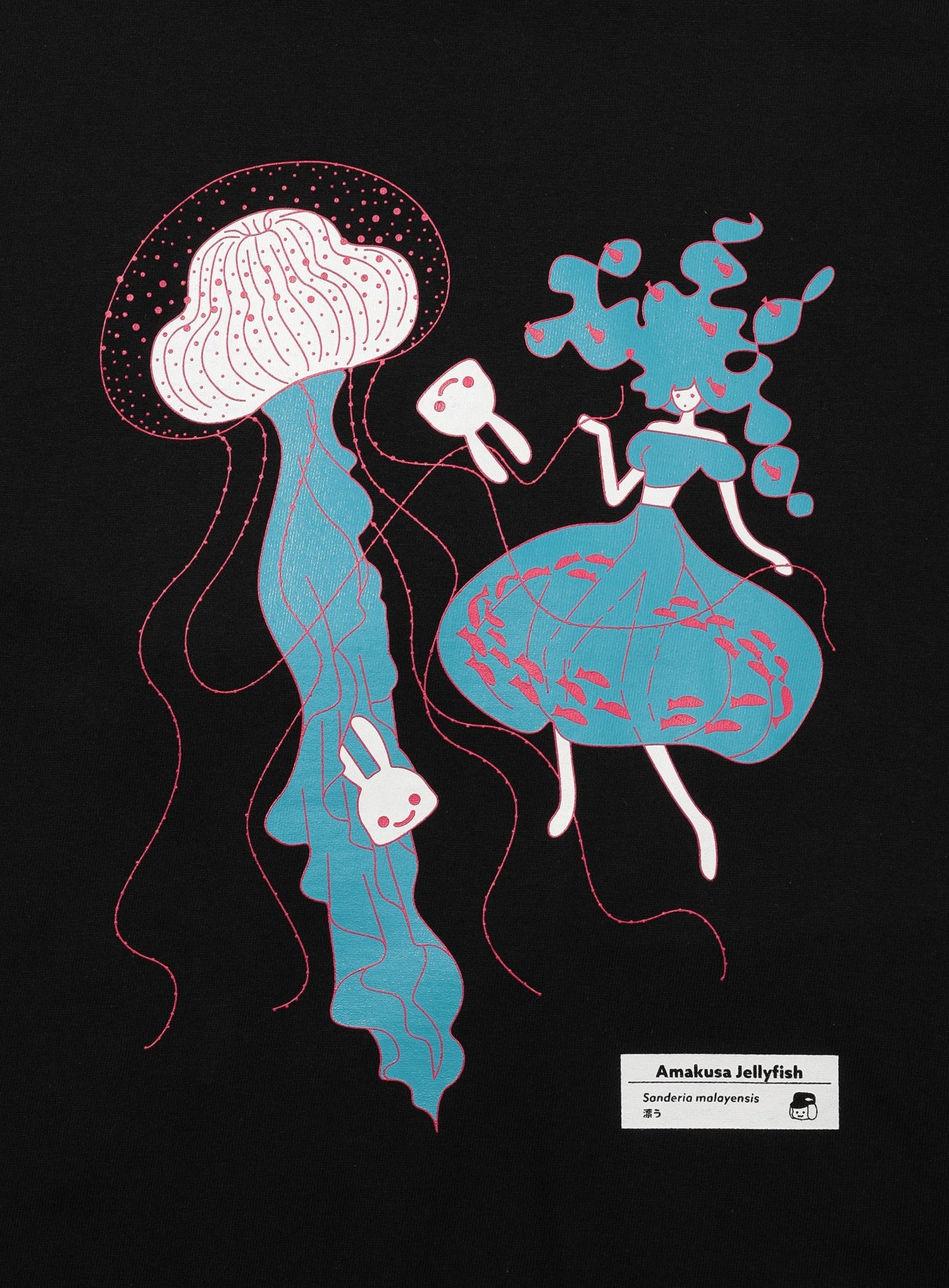 水族館のおみやげTシャツ アマクサクラゲ