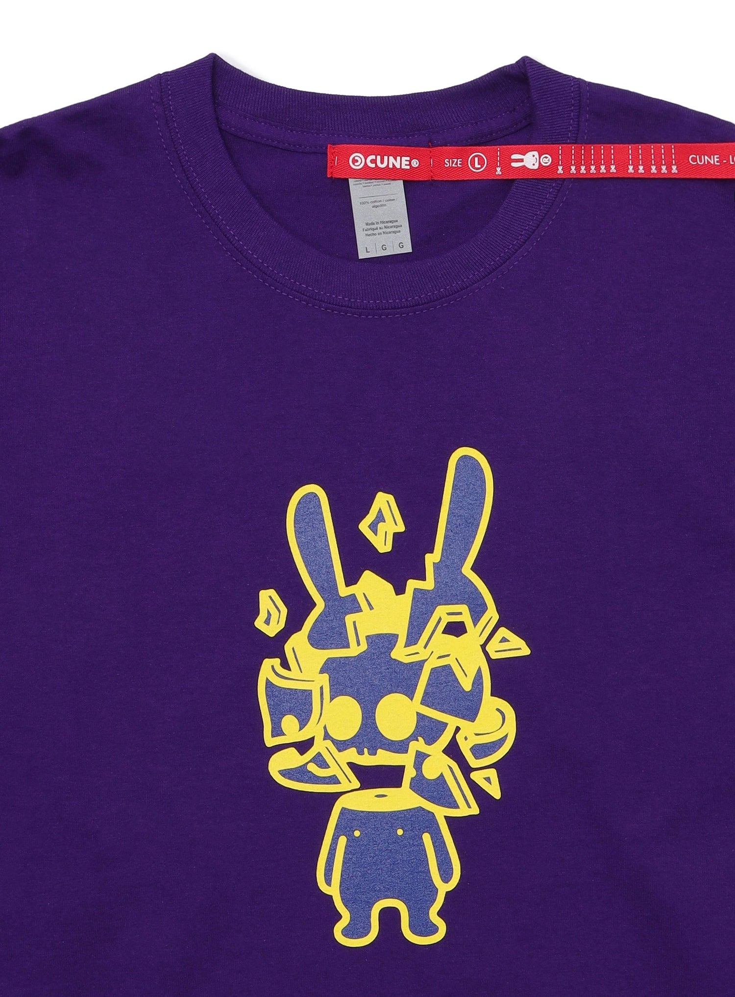 CUNE LS Tee 色間違い どくろ