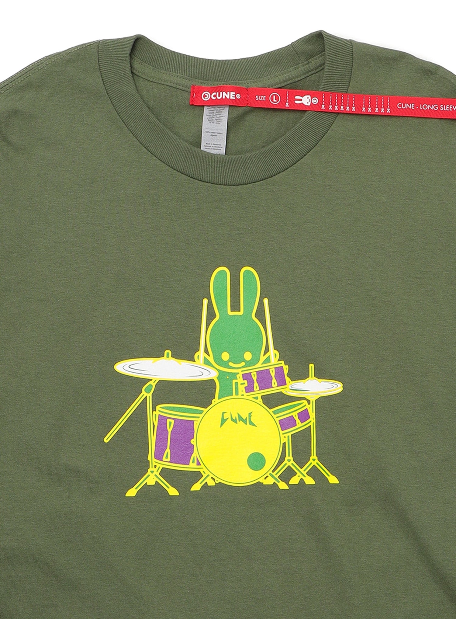 CUNE LS Tee 色間違い ドラム
