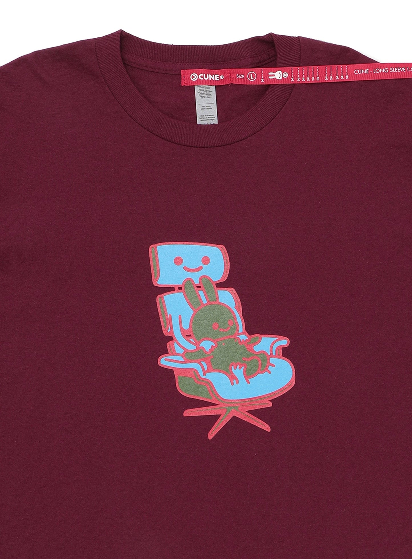 CUNE LS Tee 色間違い ラウンジ