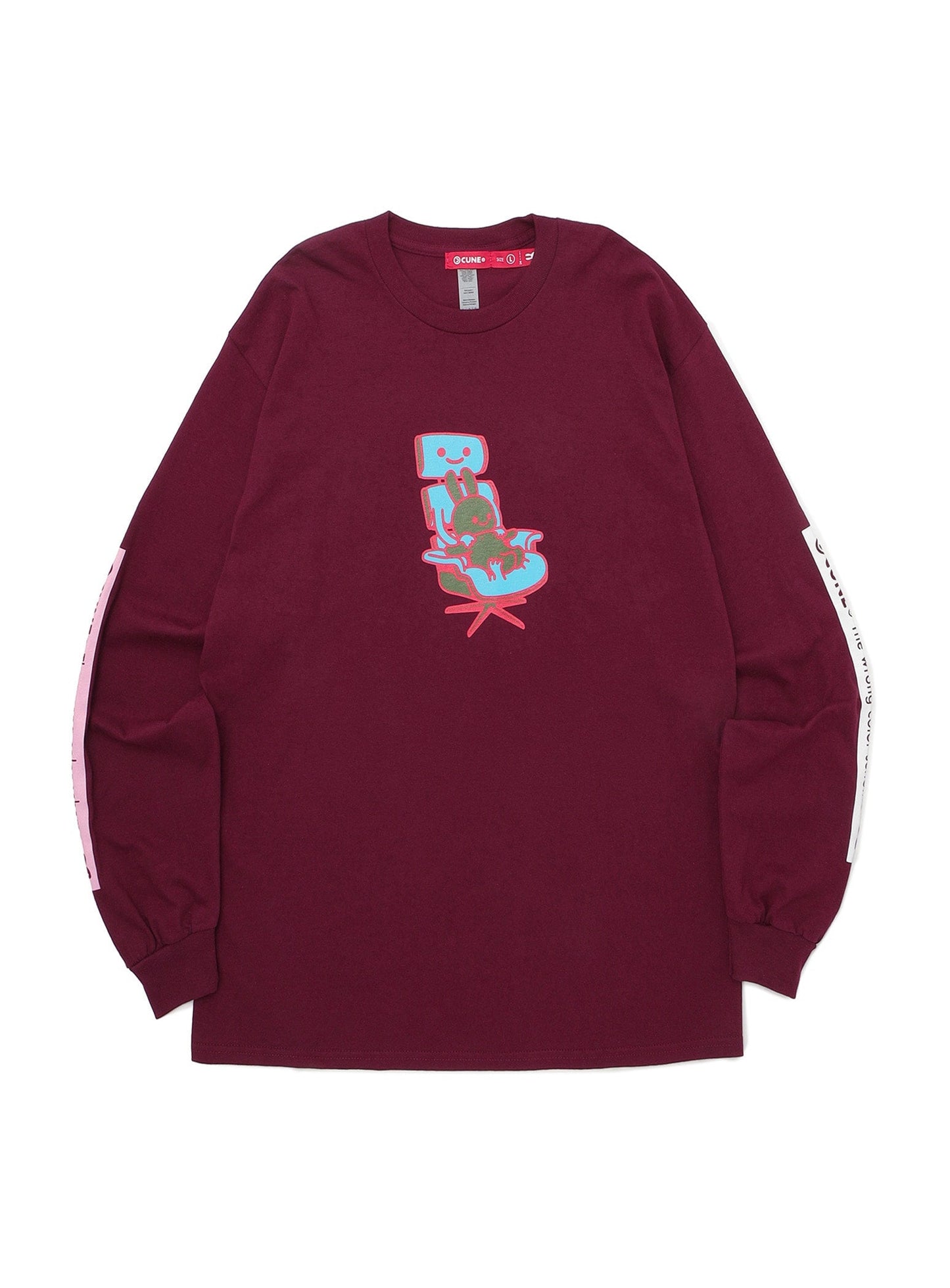 CUNE LS Tee 色間違い ラウンジ