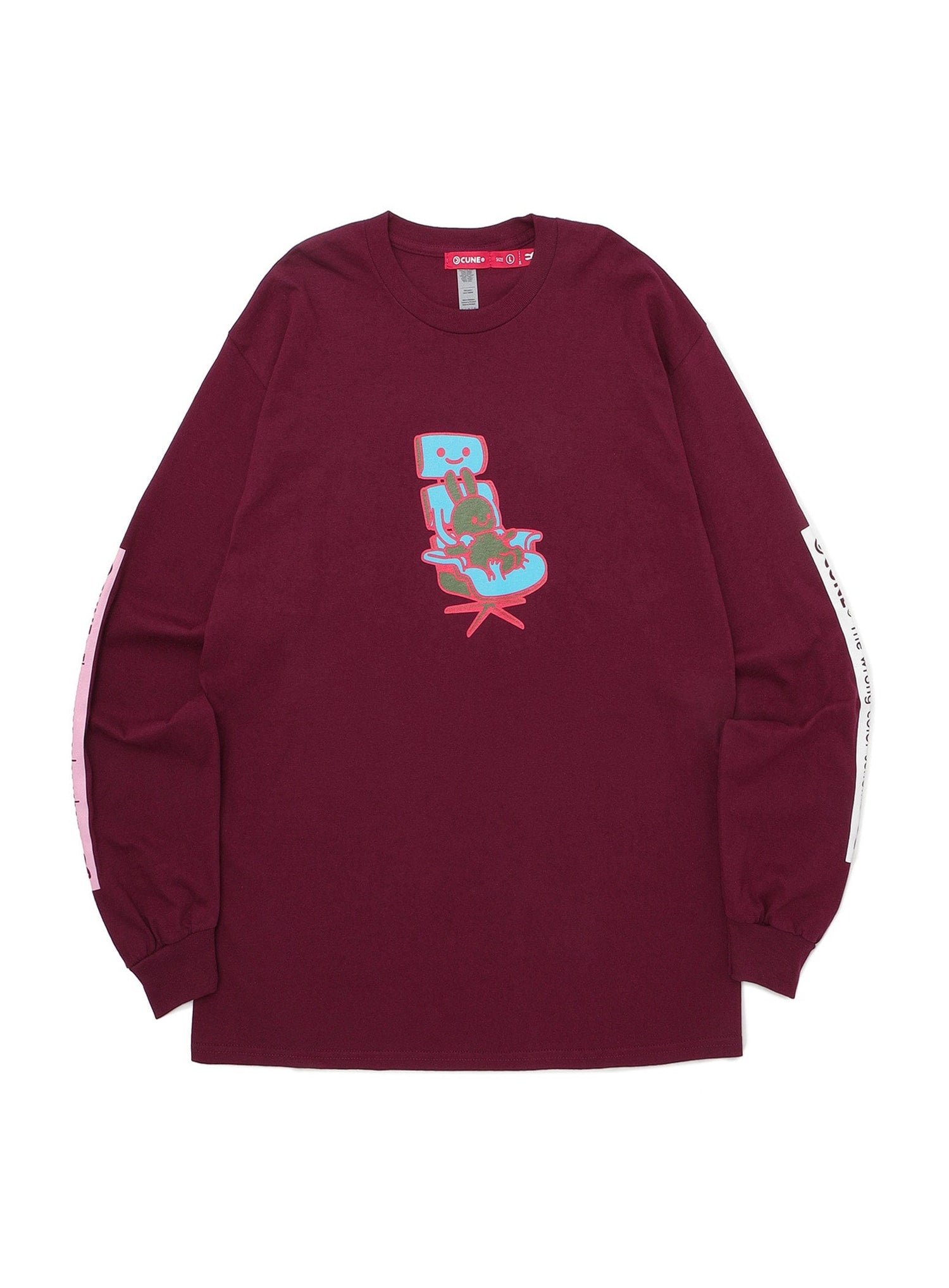 CUNE LS Tee 色間違い ラウンジ