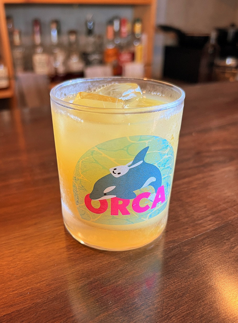 水族館のおみやげクリアステッカー