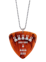 アクリルのピックネックレス_おにぎり