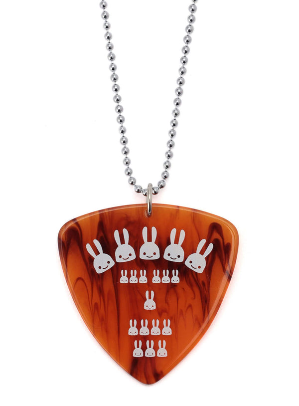 アクリルのピックネックレス_おにぎり