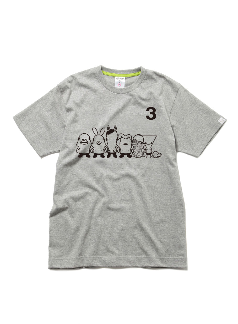 CUNE 復刻Tシャツ 全員3