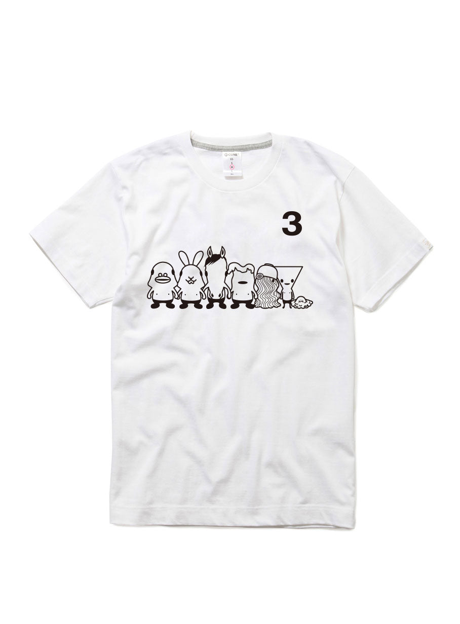CUNE 復刻Tシャツ 全員3