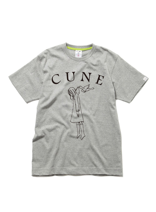 CUNE 復刻Tシャツ 鳥と少女