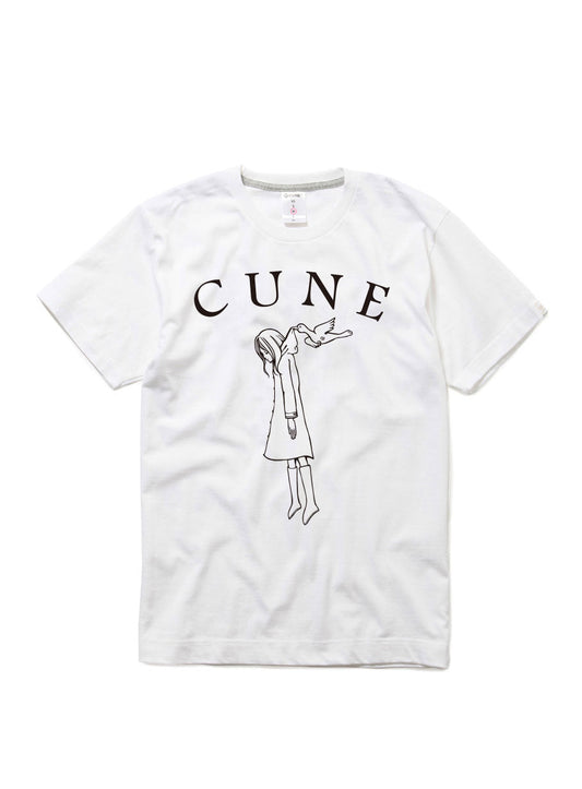 CUNE 復刻Tシャツ 鳥と少女